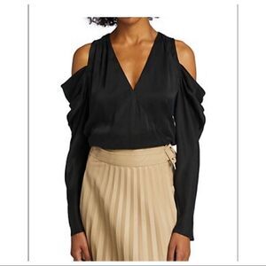 JONATHAN SIMKHAI NWT 
Remington Cold-Shoulder Top